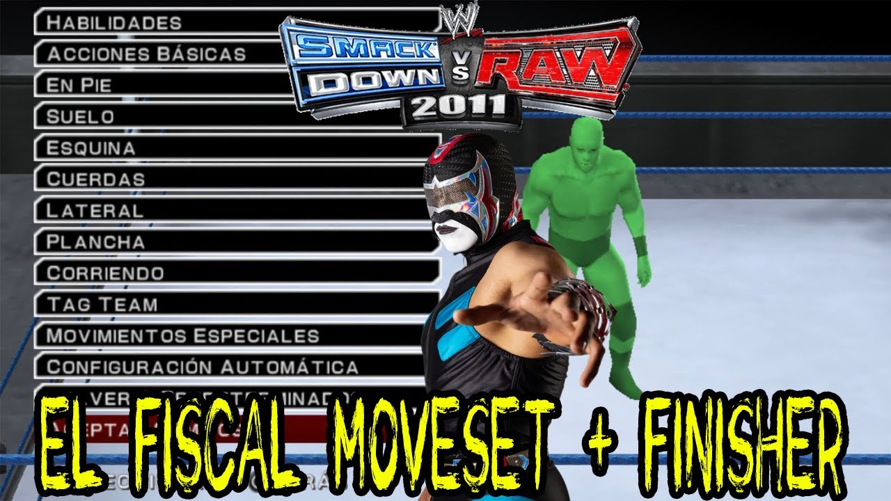 WWE SvR 2011 El Fiscal CUSTOM Moveset & Finisher