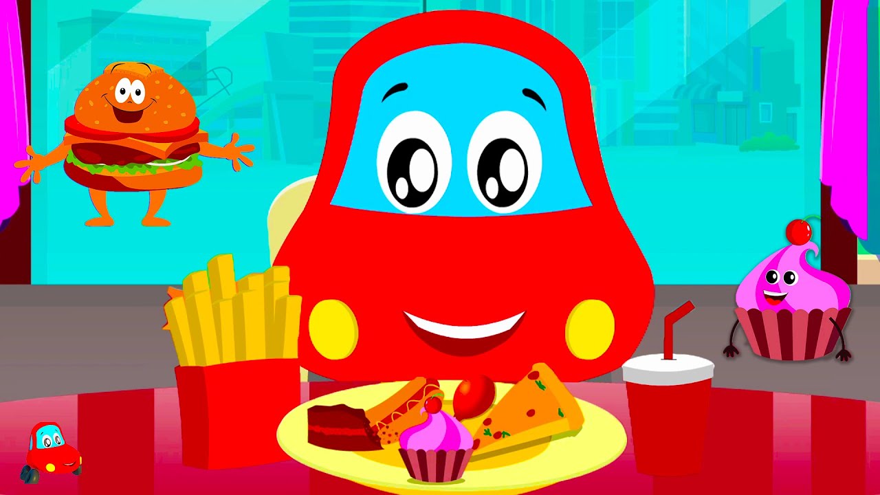 Junk Food Song + More Kindergarten Music For Kids by Little Red Car
