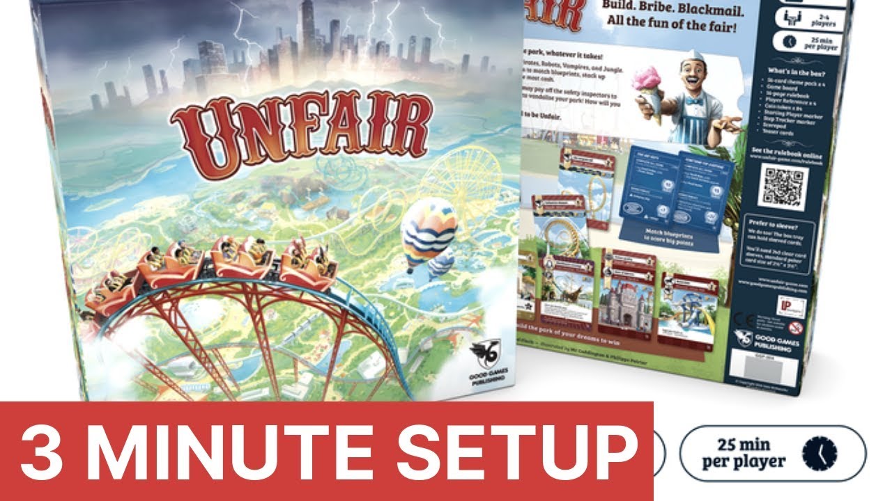 Unfair | Board Game Setup in 3 Minutes!