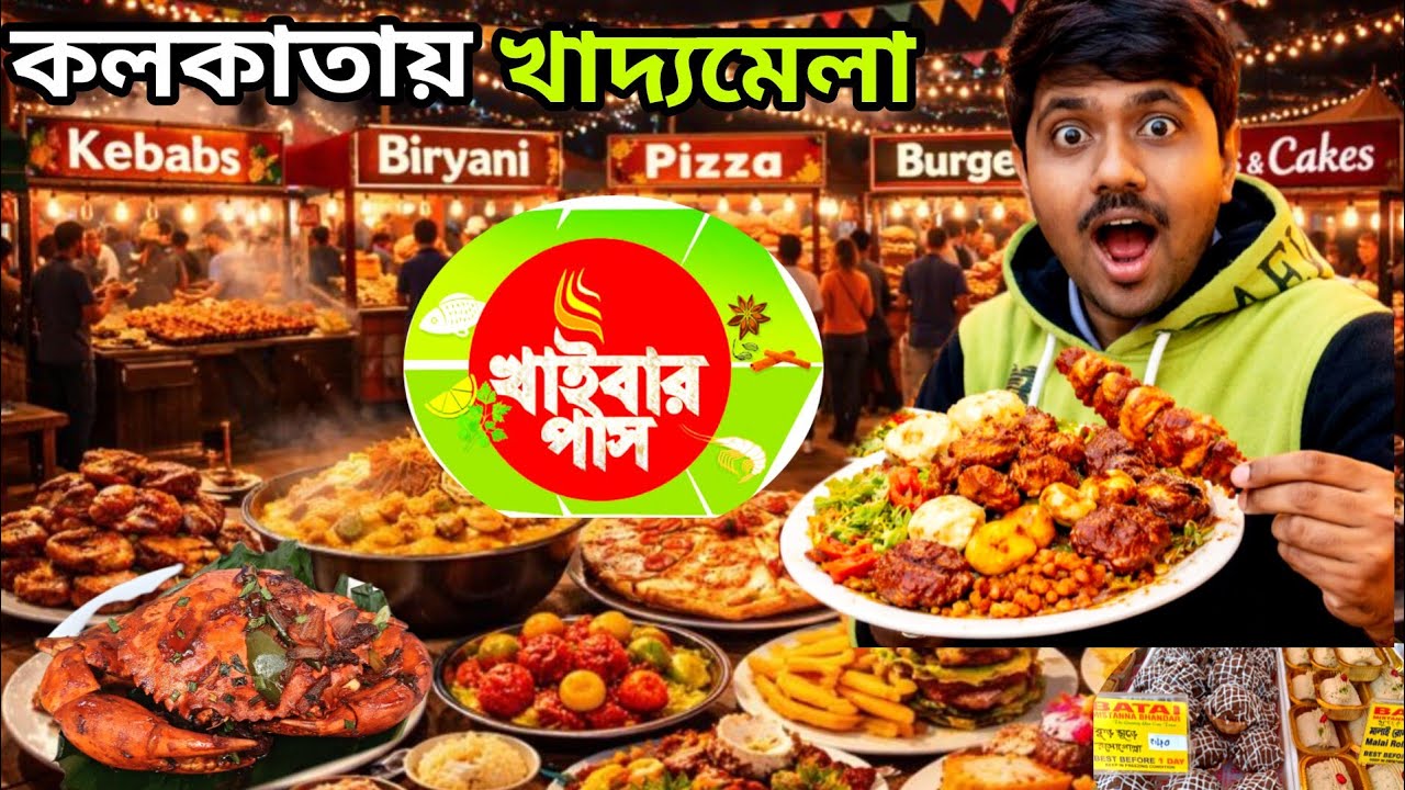 কলকাতায় শুরুহলো সব থেকে বড় খাদ্যমেলা 2026! Kolkata ABP Ananda Khaibarpass Food Festival 2026