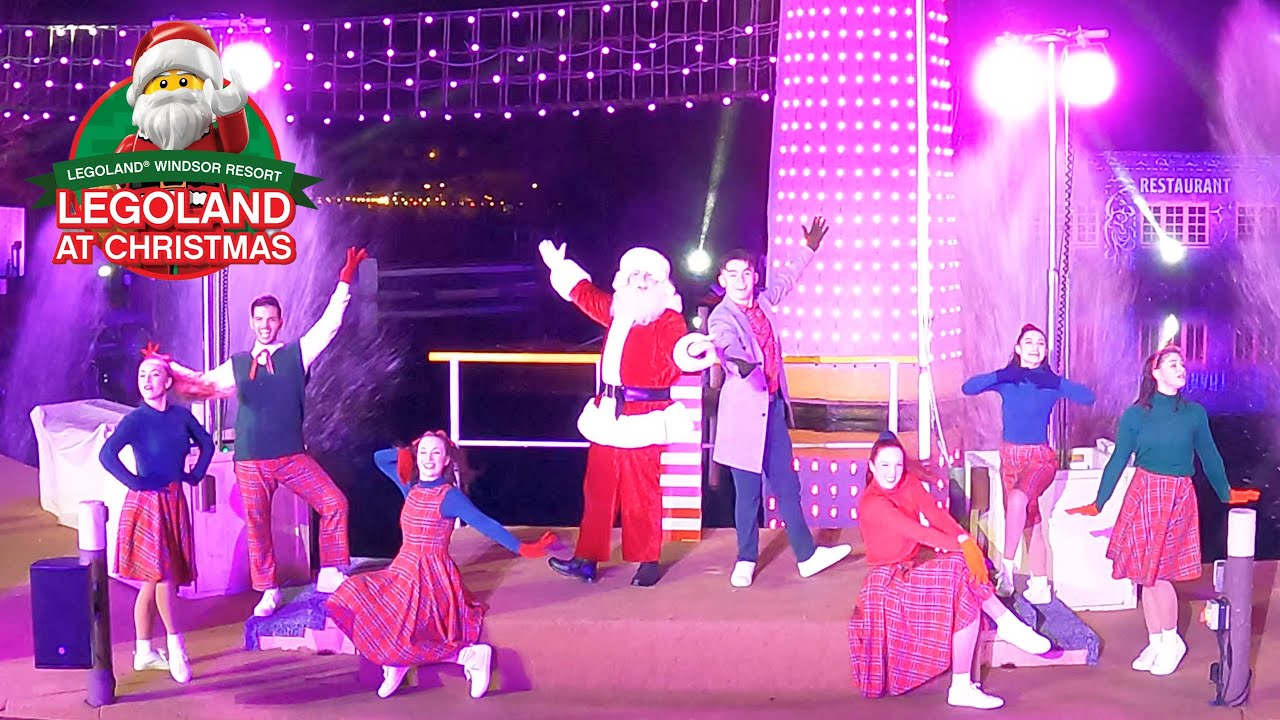 Christmas Holiday Harbour Night Show at Legoland (Dec 2021) [4K Multi Angle]