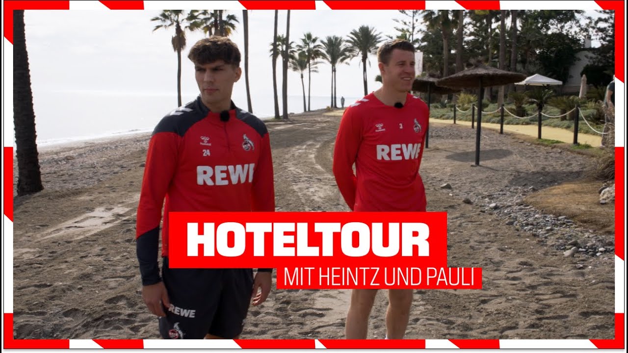 HOTELTOUR mit Dominique HEINTZ und Julian PAULI | Winter-Trainingslager 2025 | 1. FC Köln