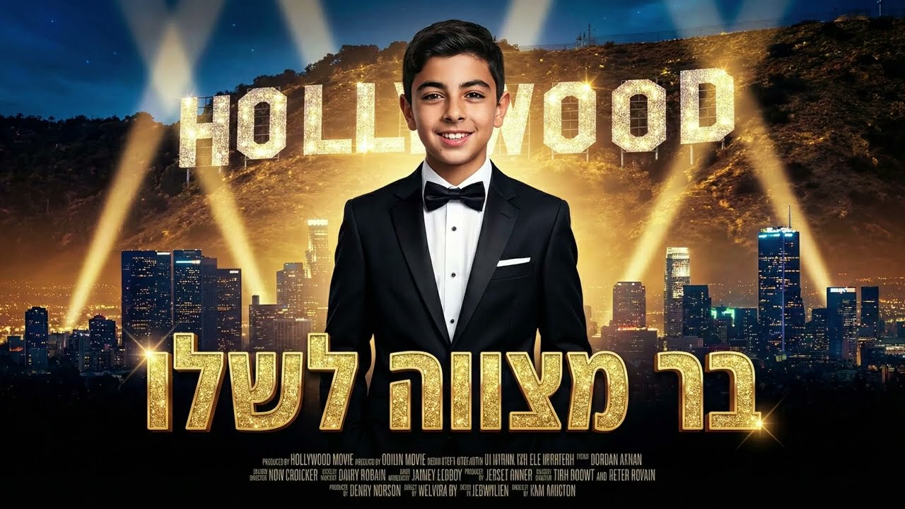 קליפ בר מצווה לשלו | איך הם גדלים + סרטון בר מצווה AI עם קריינות מרגשת