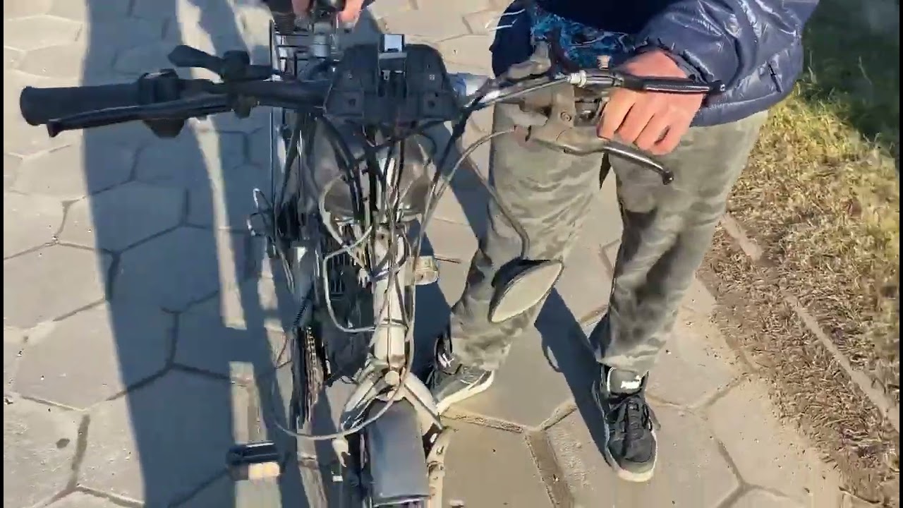 Rower z silnikiem spalinowym cruiser prezentacja