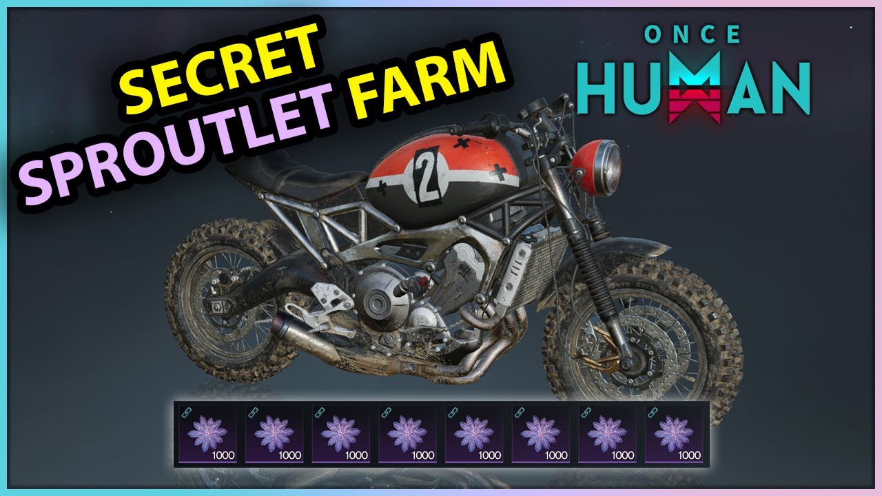 Insane Sproutlet Farm No One Knows About! Best Way to Get Sproutlets in Once Human | Bike Skin Guide