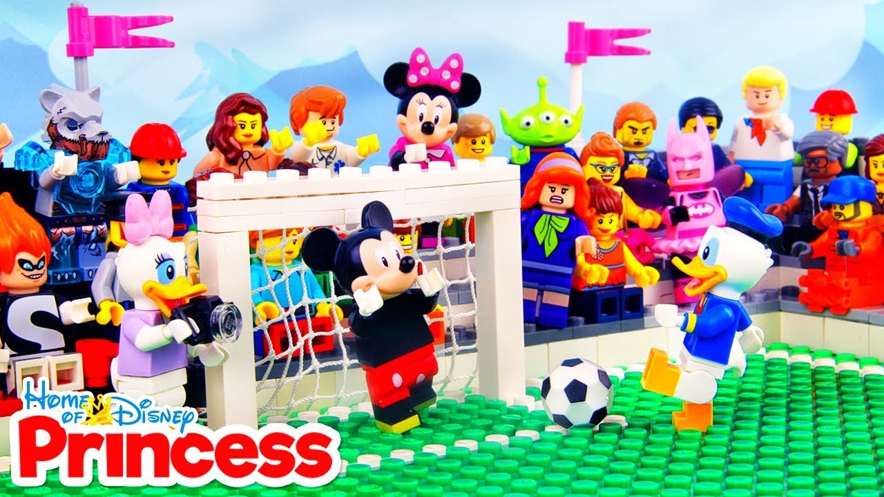&hearts; LEGO Mickey Mouse Clubhouse HAPPY DAY Stop Motion Cartoon Animation