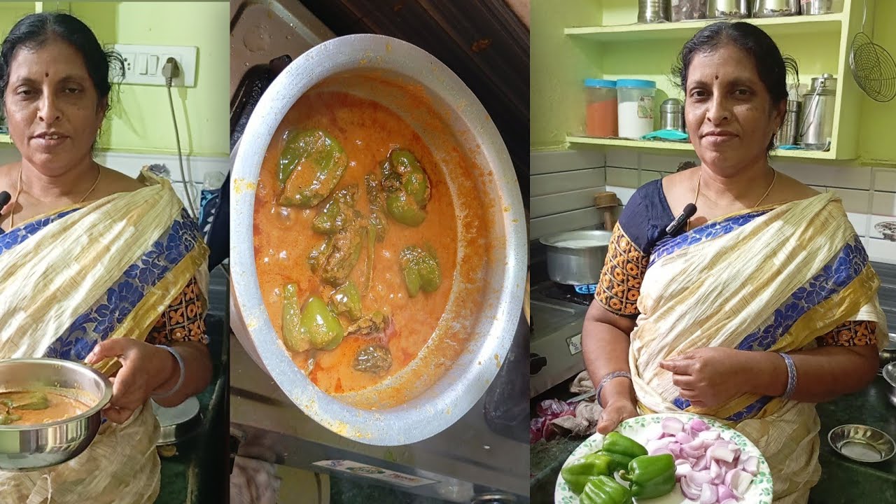 ఈజీగా చేసుకునే క్యాప్సికం మసాలా కర్రీ #cooking #food #viralvideos #trending #ytvidieo #foods 