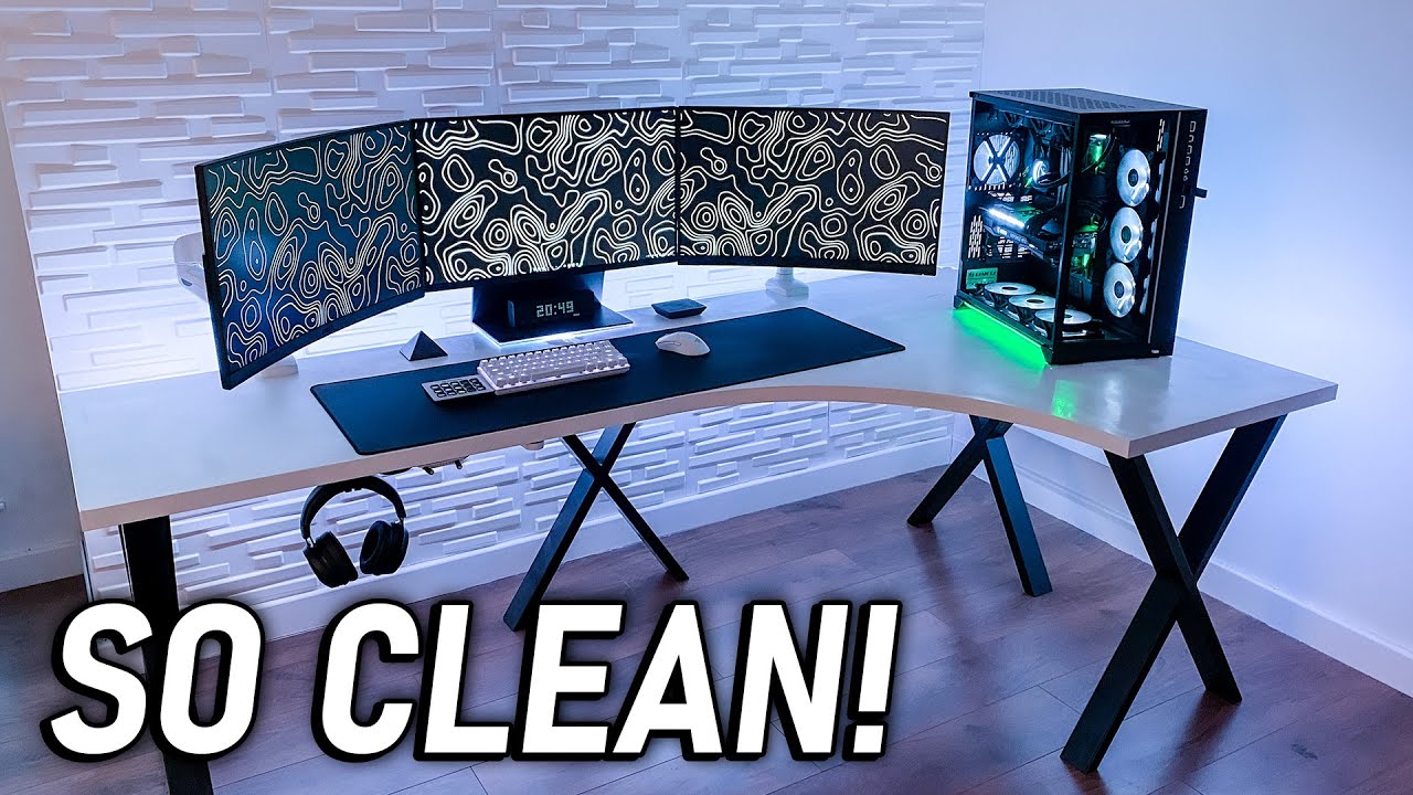 How I hide ALL THE CABLES in my Gaming Setup 🔥