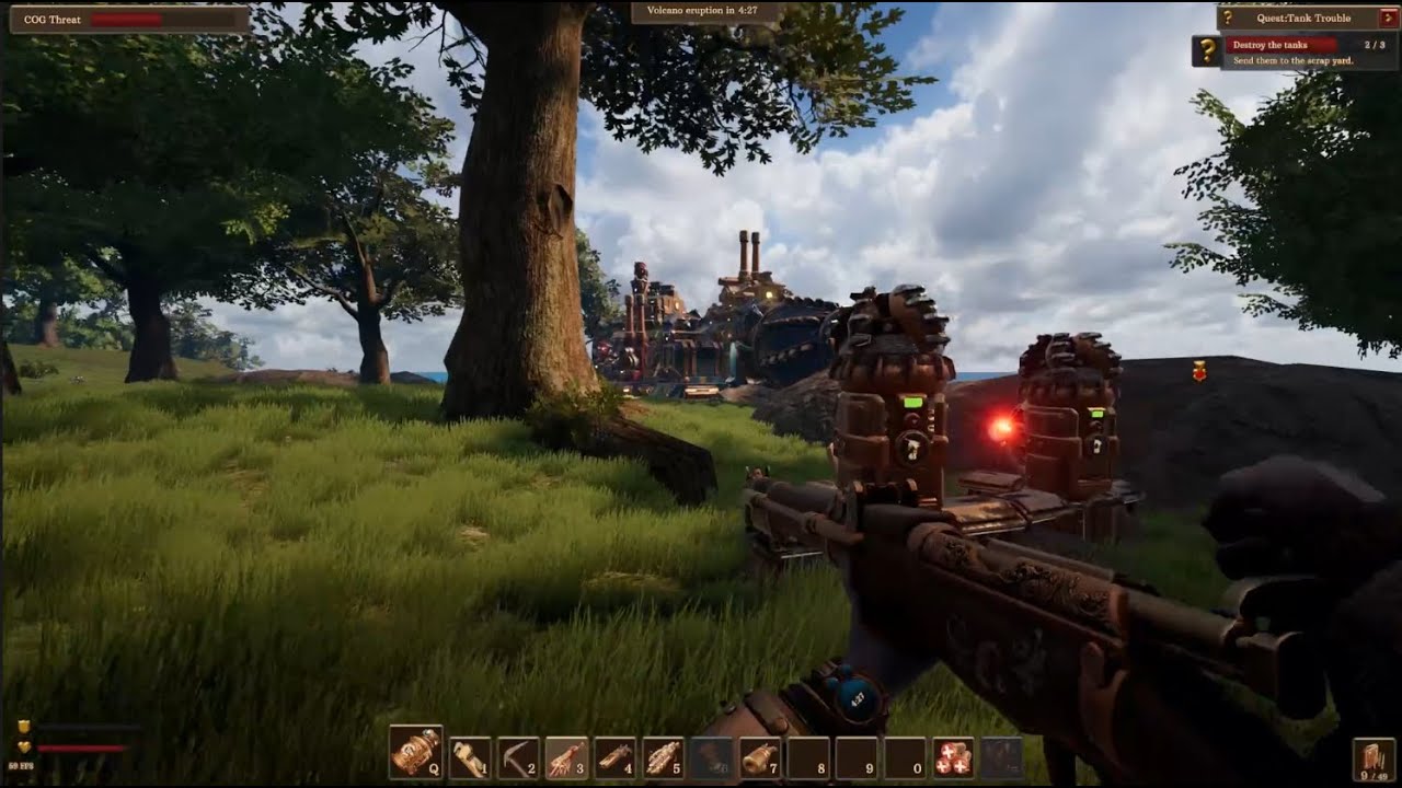 Volcanoids Playthrough Episode 17 (Portable Turrets)!!!
