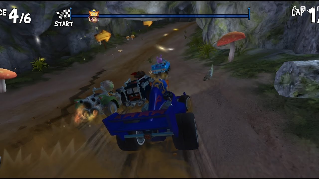 BB racing Tidal RUsh 26 star 26/42 changing black car full hard level players 👍