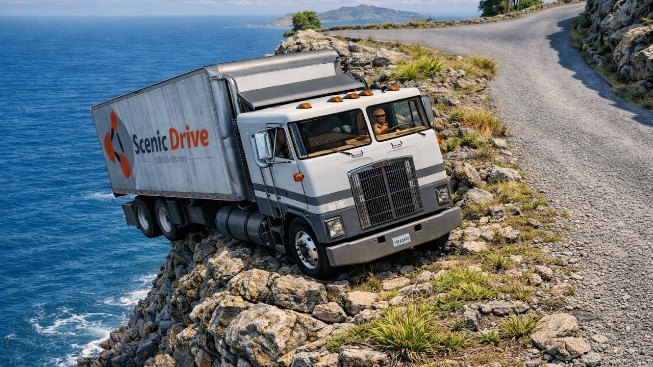 Heavy Truck on Deadly Cliff Roads 😱 | Crash Test Dummies | BeamNG.drive