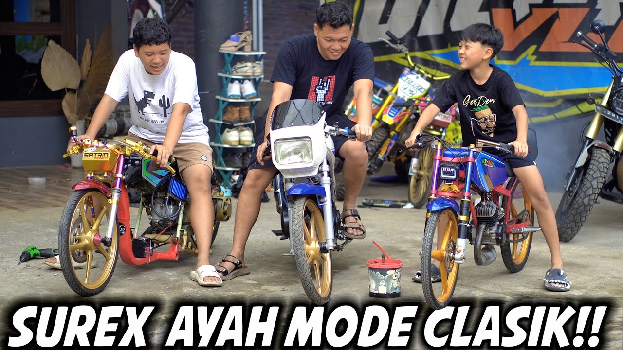 SUREX UNTUK KAK ADIT!! TANTANGAN KALAU BISA NAIK MOTOR KOPLING DENGAN LANCAR..