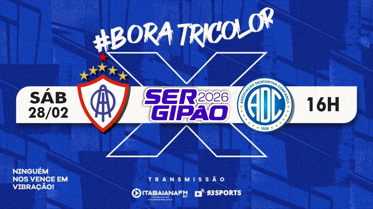 AO VIVO: ITABAIANA X CONFIANÇA | SERGIPÃO 2026 | 93 SPORTS