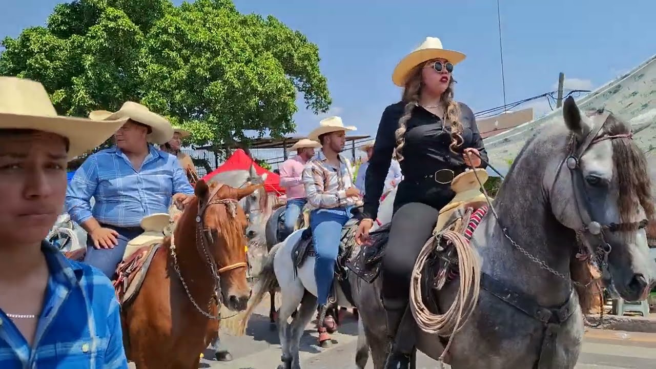 Desfile de caballos bailadores aca en Cutzamala de pinzon guerrero 
