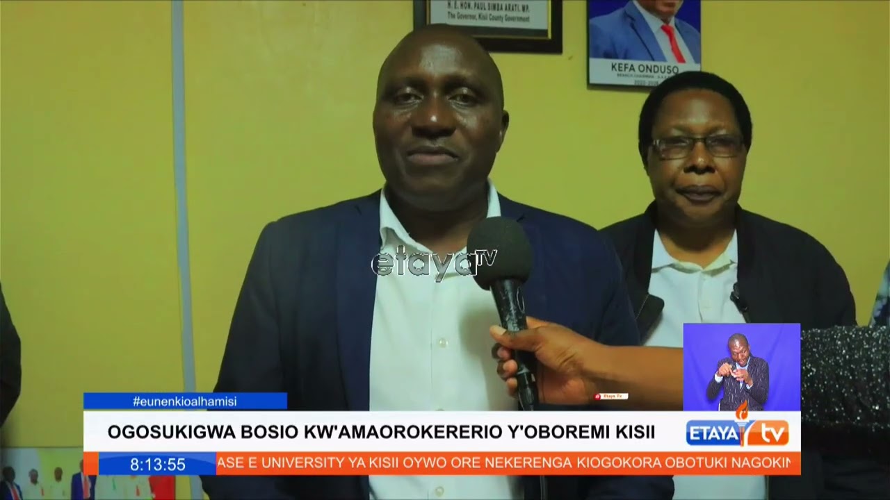 This year's agricultural show at Gusii stadium  Cancelled following planned expansion of the stadium