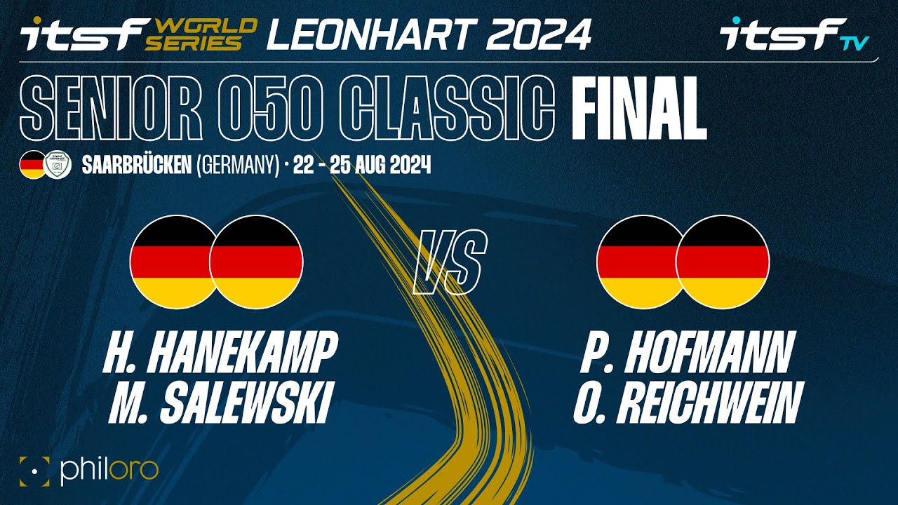 H. Hanekamp/M. Salewski vs P. Hofmann/O. Reichwein - O50 Classic - Final - ITSF WS Leonhart 2024