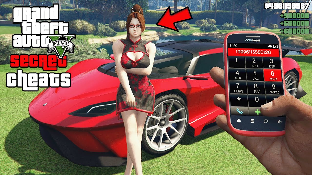 GTA 5 - All New Secret Phone Cheats! (Money Cheat, Girlfriend Cheat & more)