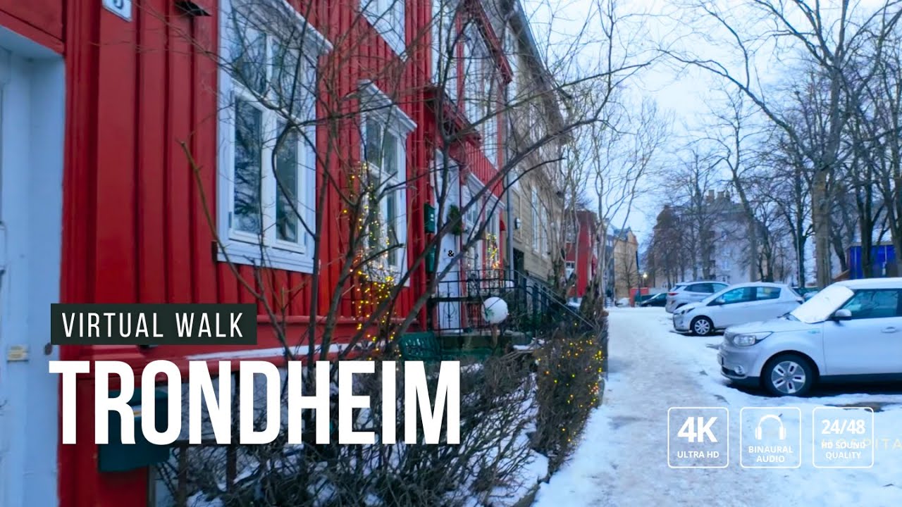 Trondheim in January: Virtual Walk Through Hidden Neighborhoods & Everyday Norway p.1/5