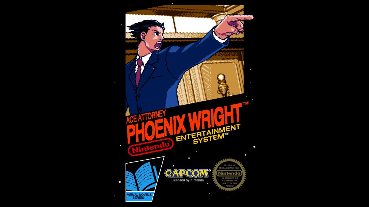 Phoenix Wright: Ace Attorney - NES Demake (NES PWAA) (Full Demo Playthrough)