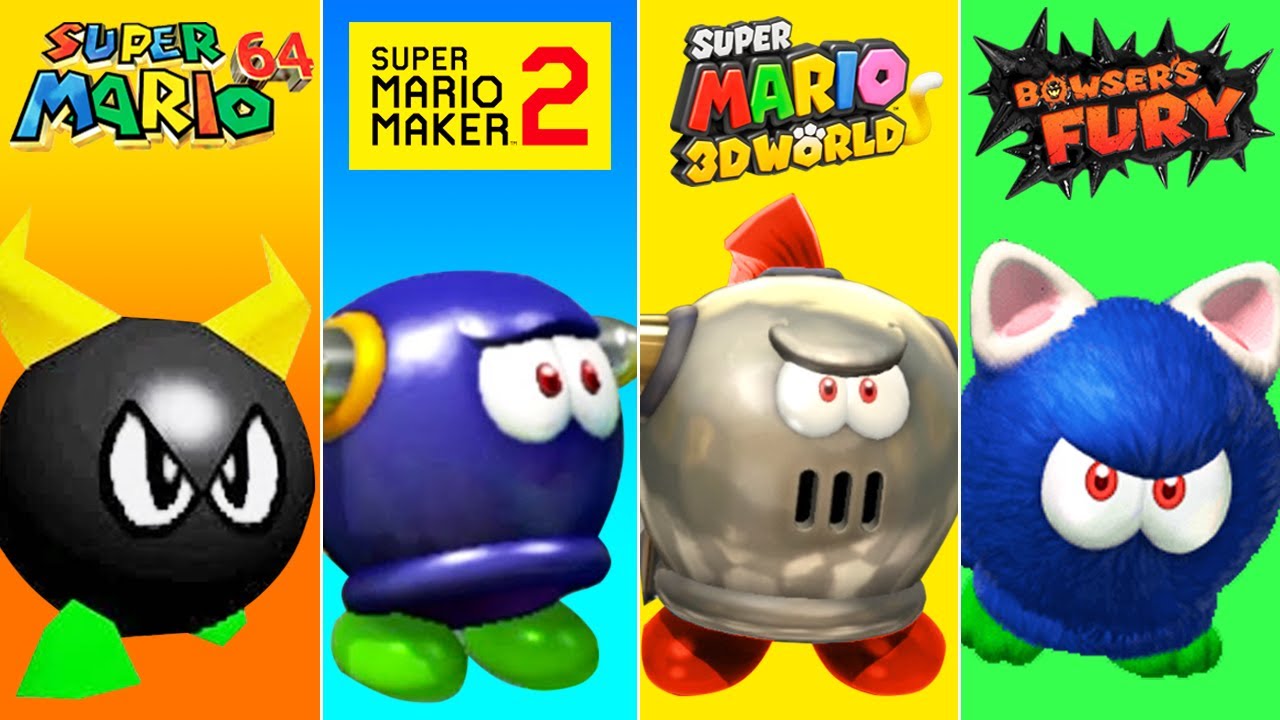 Evolution of Bully in Super Mario Games (1996-2021)