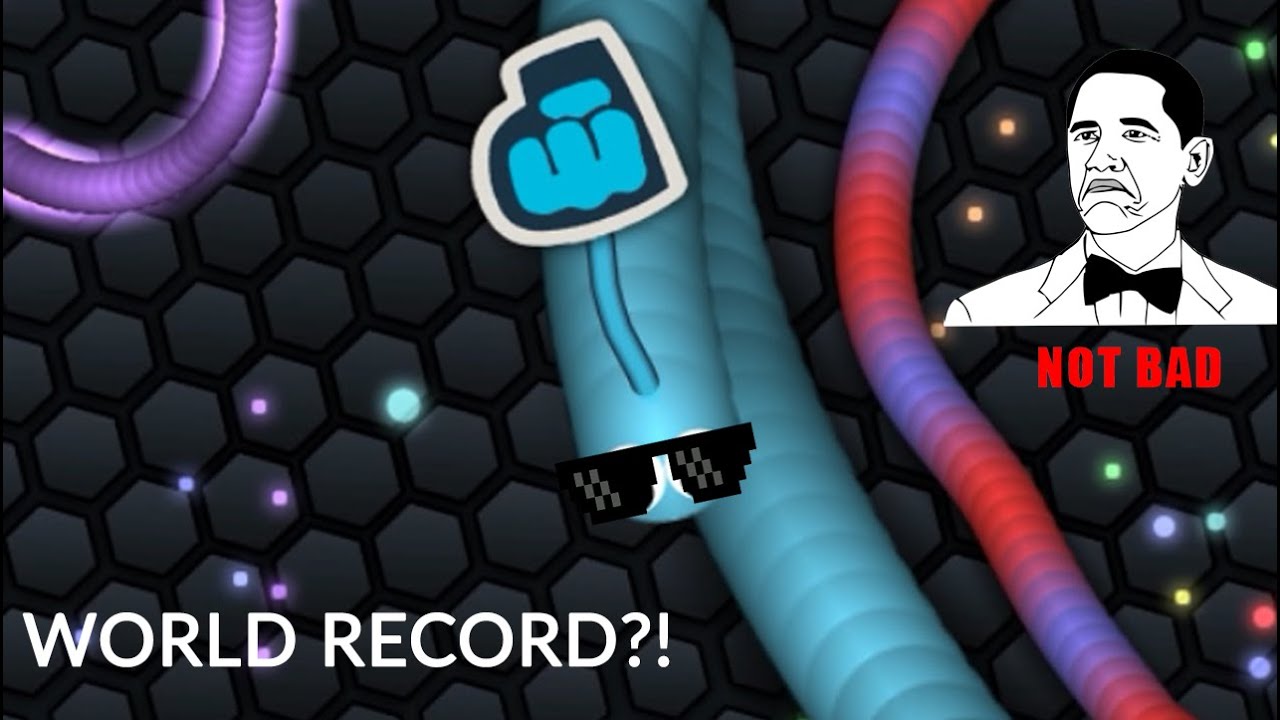 Slither.io Best STRATEGY Ever World RECORD Normal Speed Version