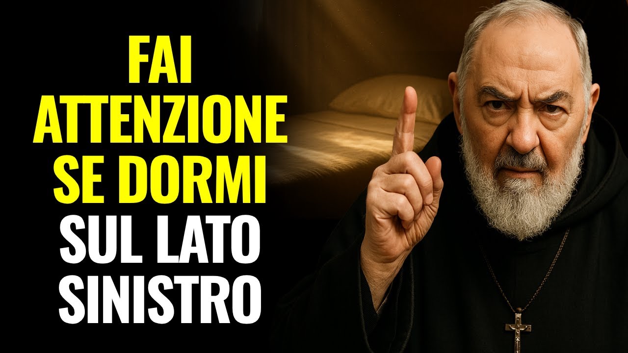 PADRE PIO RIVELA: COSA ACCADE QUANDO DORMI SUL LATO SINISTRO