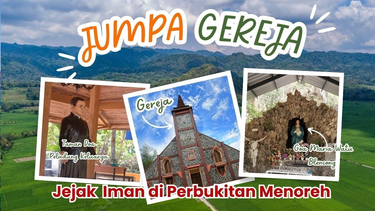 Syahdunya Taman Doa di Paroki Boro