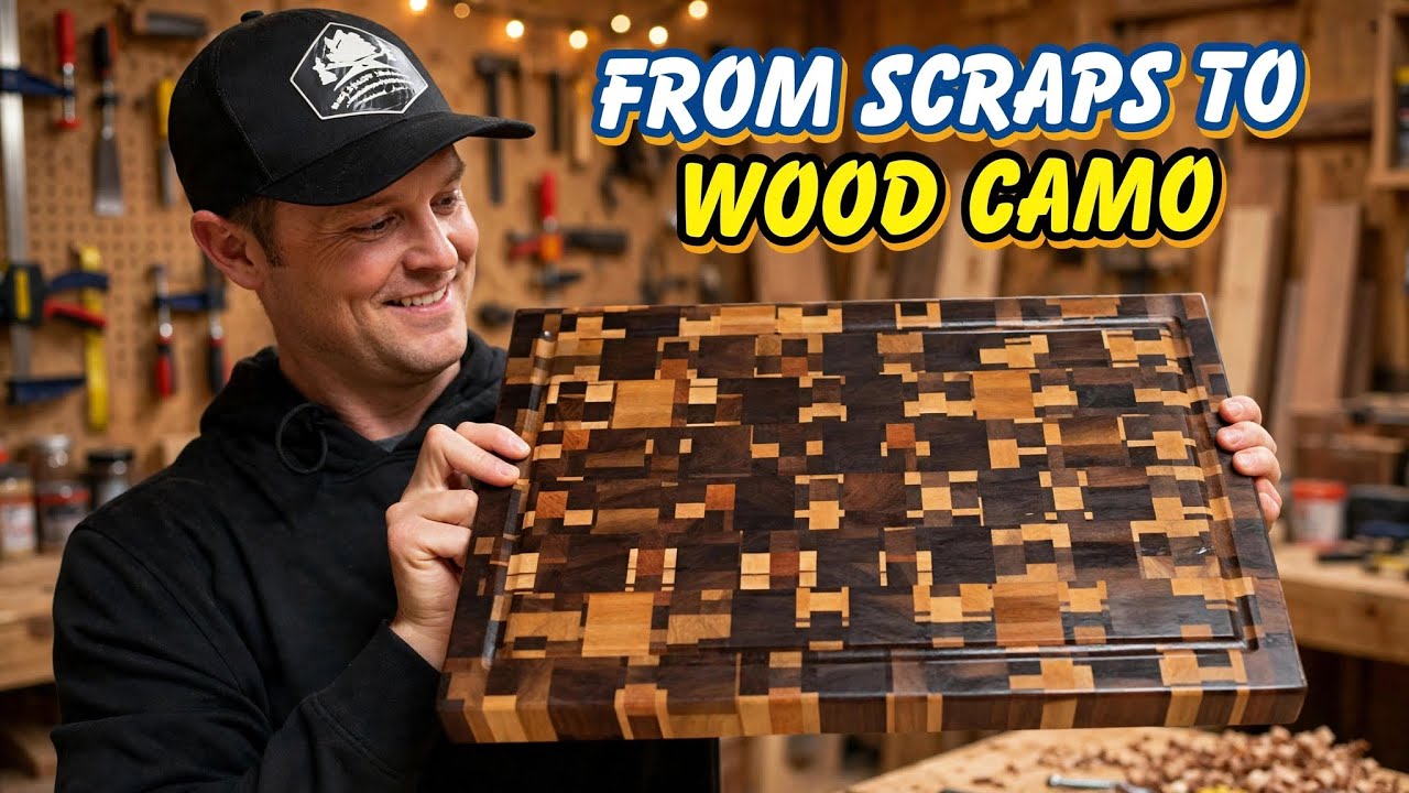 100% Reclaimed Lumber To Wood Camo