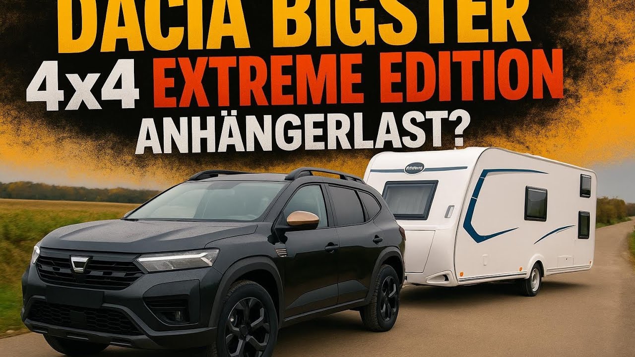 Wie ist der Dacia Bigster als Zugfahrzeug?? Wohnwagen ,  Anhänger , Anhängelast 