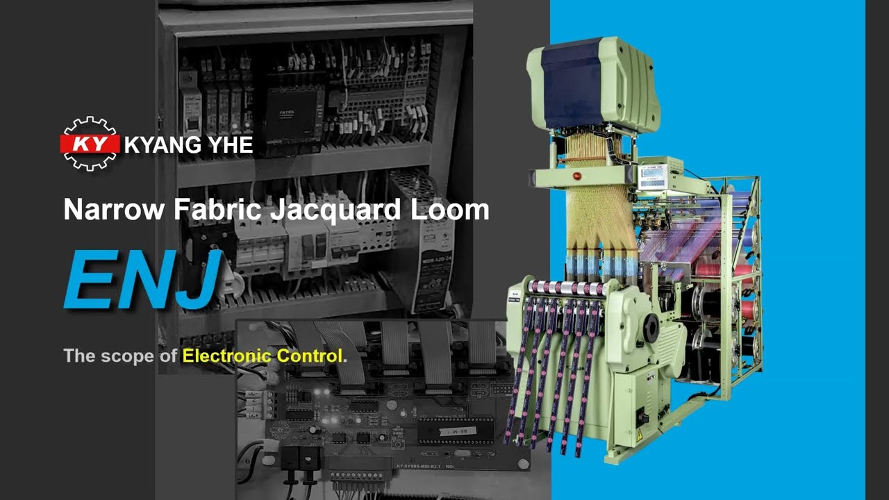 ENJ narrow fabric jacquard loom electronic control introduce