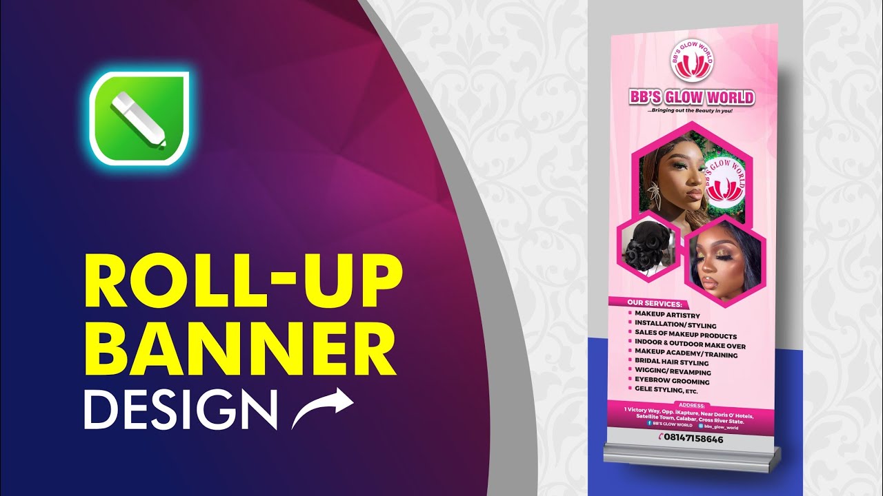 HOW TO DESIGN A ROLL-UP BANNER USING CORELDRAW || Step-by-Step Tutorial!