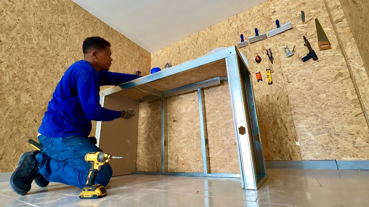 Hacer una mesa de trabajo para el taller en menos de 1 hora