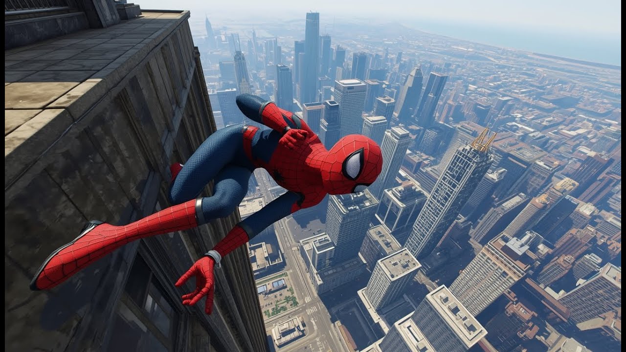 🔥 Spider-Man Crazy Jumps & Epic Falls 😱 | GTA 5 Funny Fails