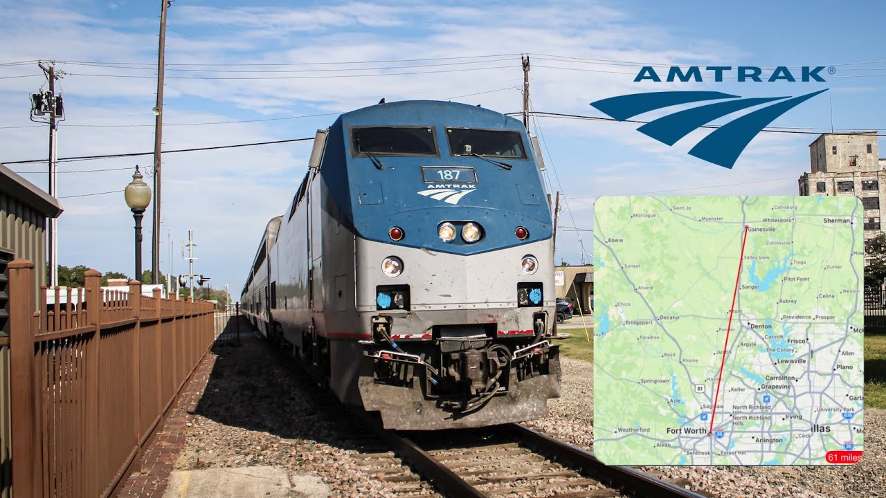 Gainesville, TX to Fort Worth, TX on Amtrak's Heartland Flyer's Big Game Train
