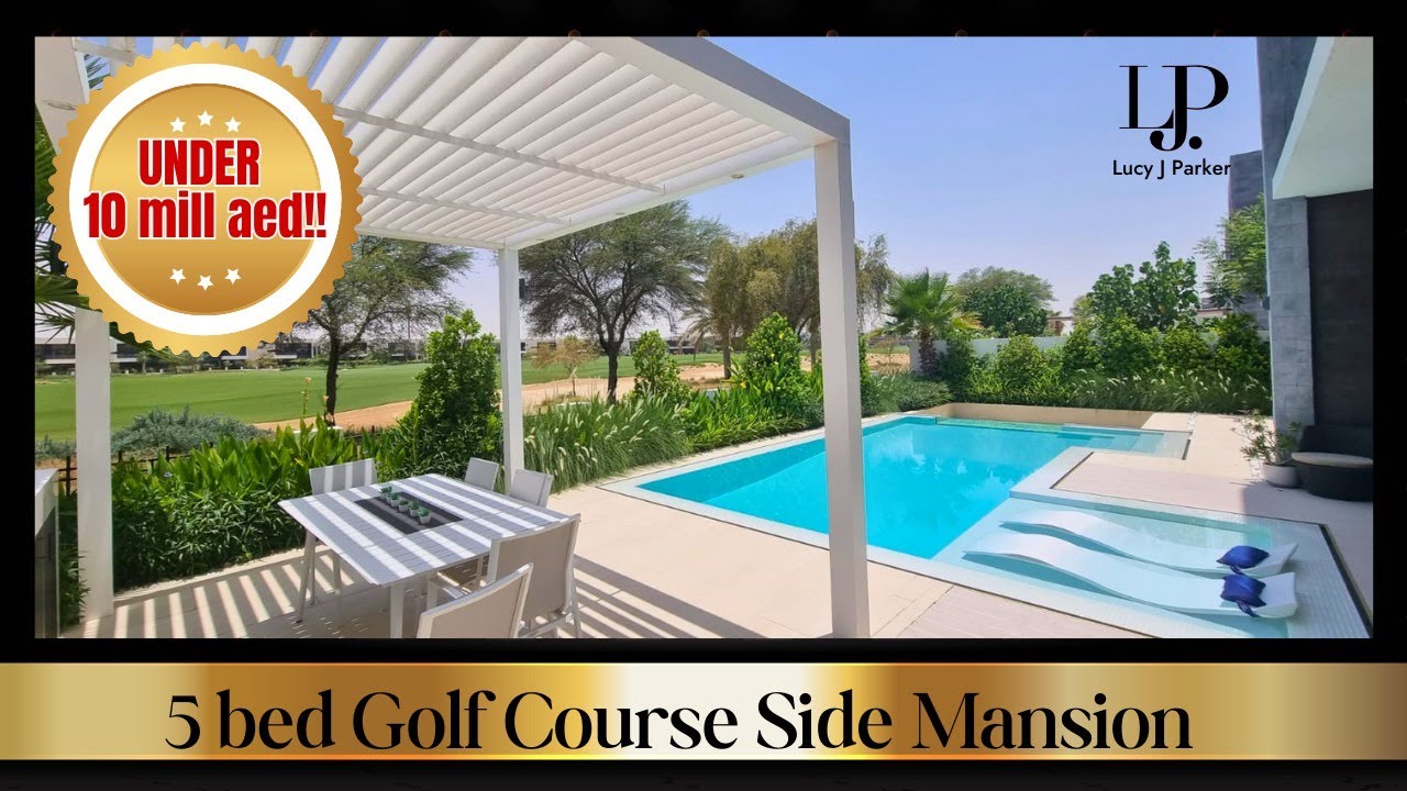 5 bed FULL Golf Course Mansion, Damac Hills 1, Trump Golf Course UNDER 10 mill aed