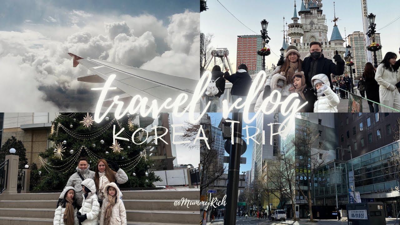 KOREA TRAVEL VLOG🇰🇷DAY 1 PART 1//MYEONGDONG STREET FOOD//SEOUL KOREA
