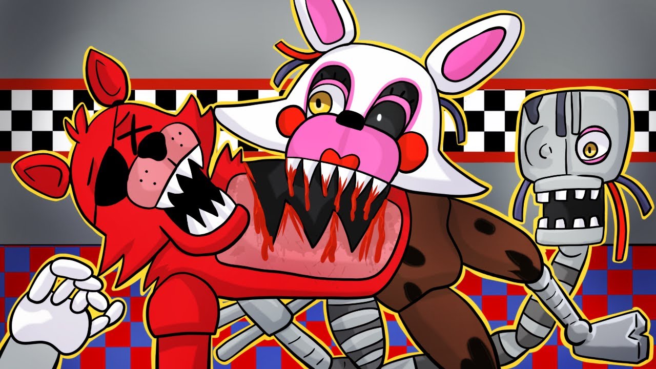 Mangle EATS Foxy!? | Minecraft FNAF Roleplay