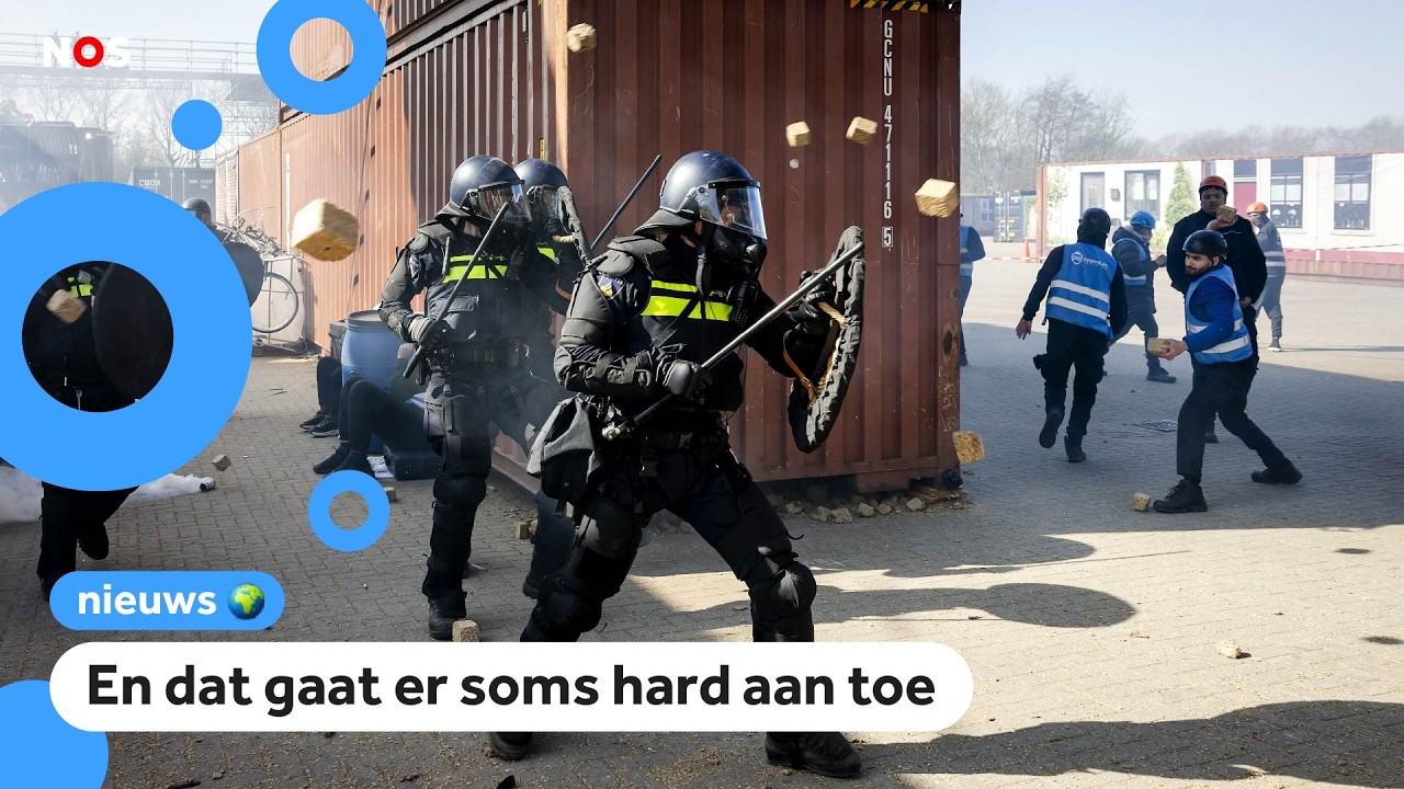Enorme politie-oefening voor vergadering van wereldleiders in Nederland