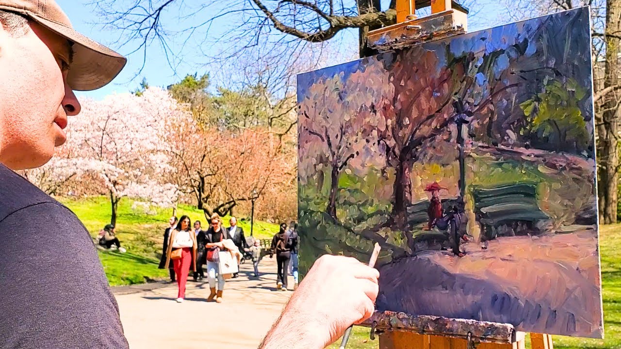 New York City Plein Air Painter Emerges from Winter Hibernation
