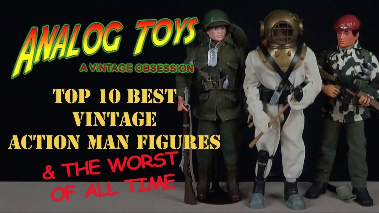 Top 10 Vintage Action Man Figures - Palitoy Best Of All Time Collection