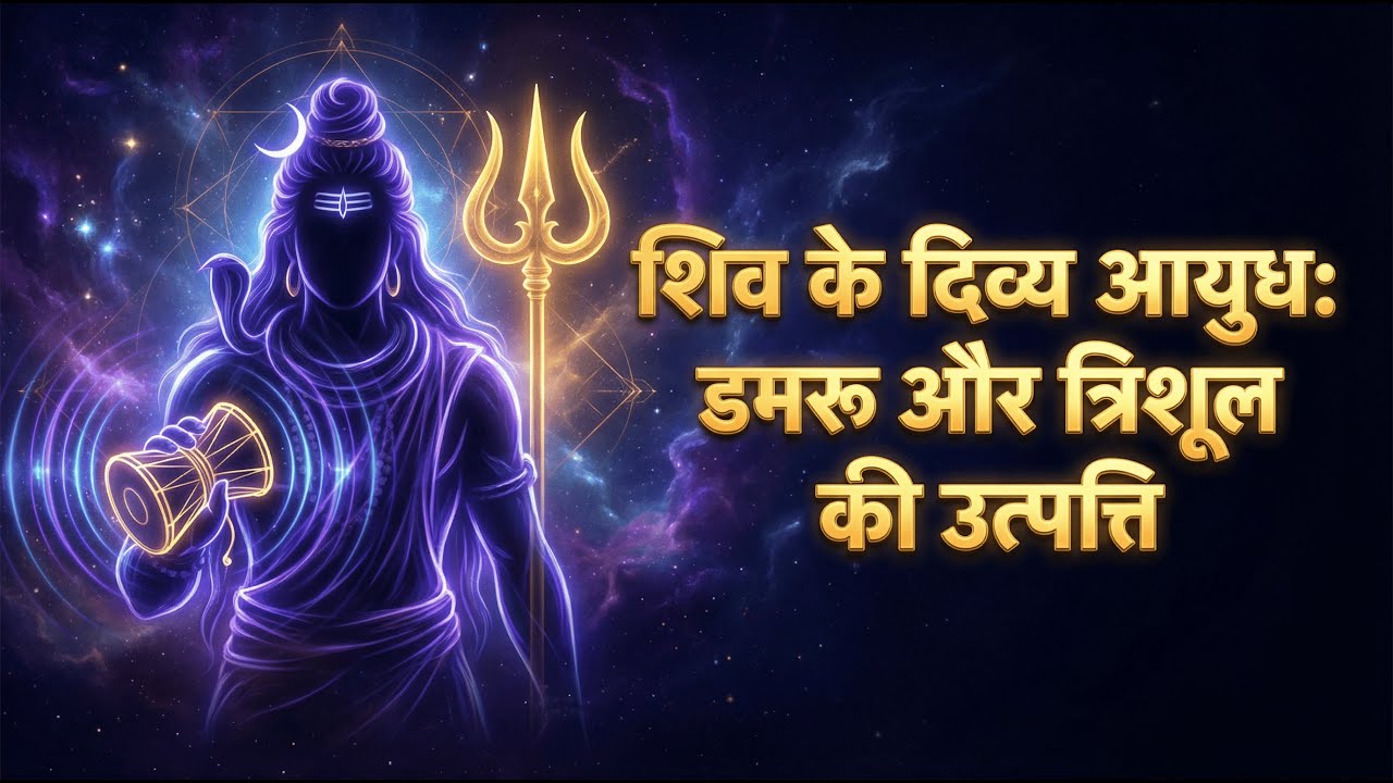 शिव के दिव्य आयुध: डमरू और त्रिशूल की उत्पत्ति | Shiva’s Divine Weapons of Balance