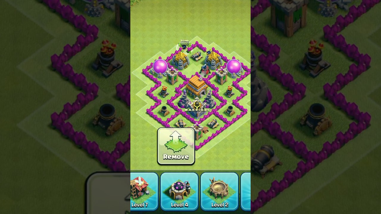Unbeatable Defence Base Of TH6 #shorts #shortvideos #youtubeshorts #viralshorts #short #coc #gxkul