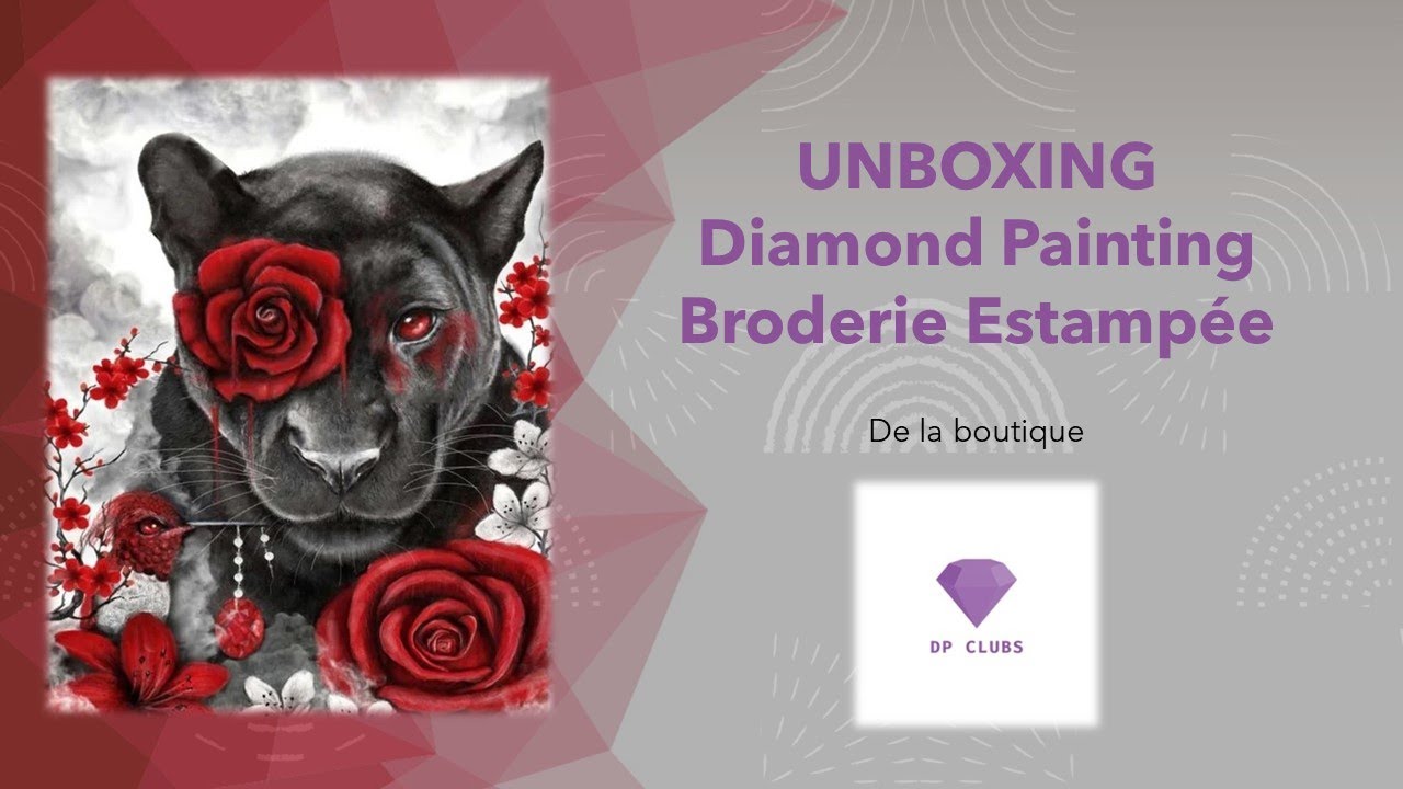UNBOXING de la boutique DP CLUBS Diamond Painting et Broderie