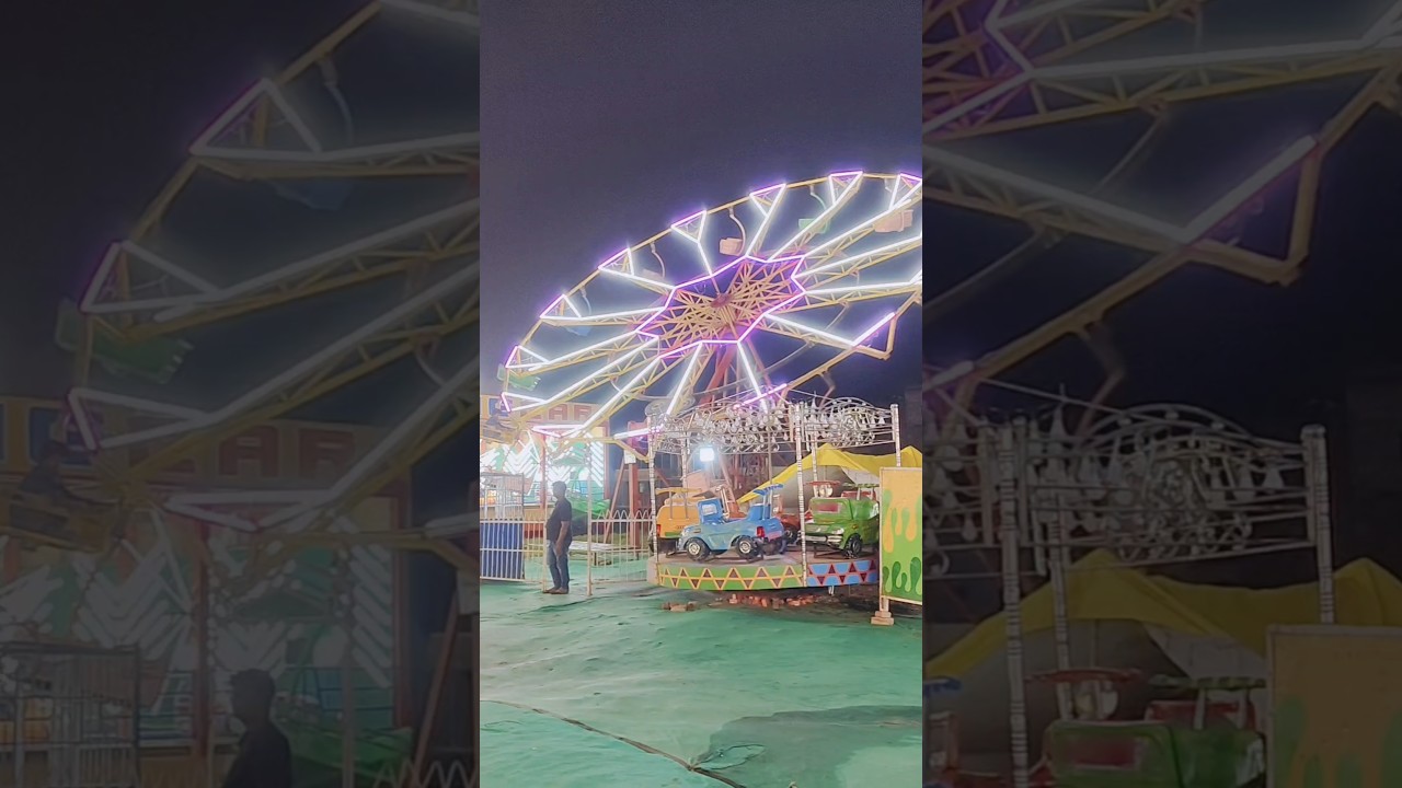 Dubai theme carnival 🎡😊Agra#carnival#mela#shorts#enjoy#entertainment #fun