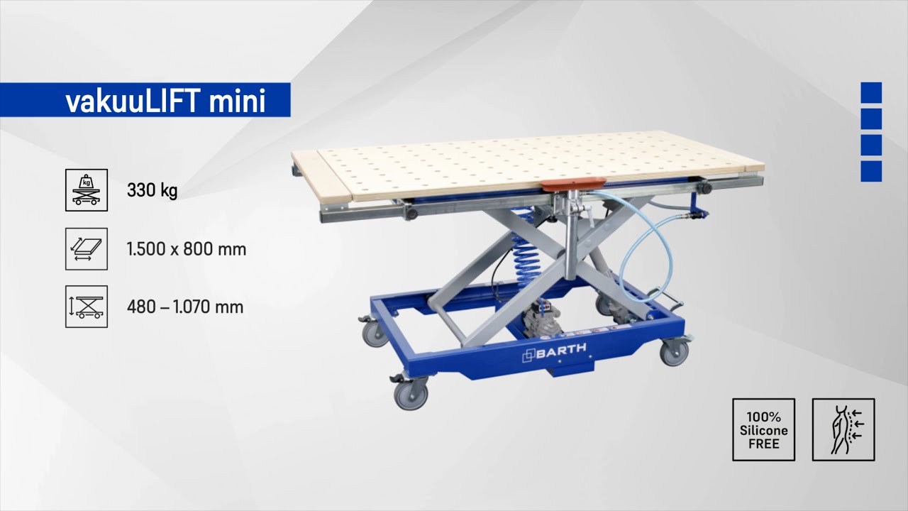 Montagetisch vakuuLIFT mini von BARTH