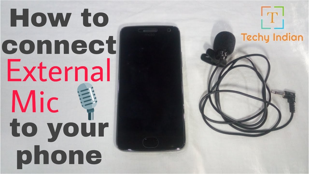 How to connect External Microphone to your smartphone