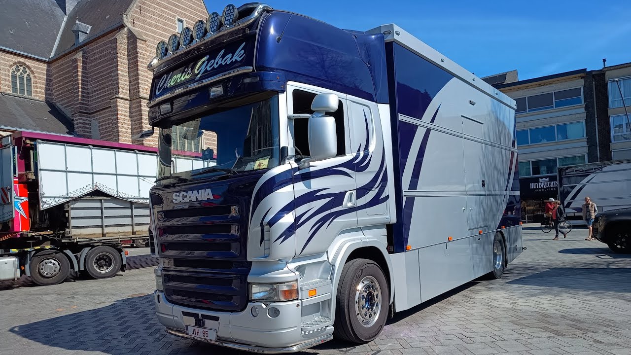 Palmenmarkt kermis Geel 2025 transport en opbouw deel 1