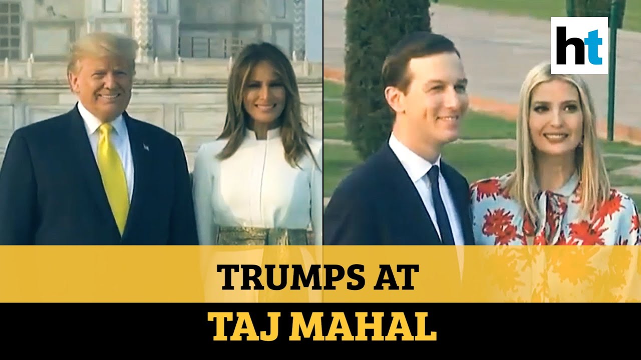 Watch: Donald & Melania Trump visit Taj Mahal, pose for cameras holding hands