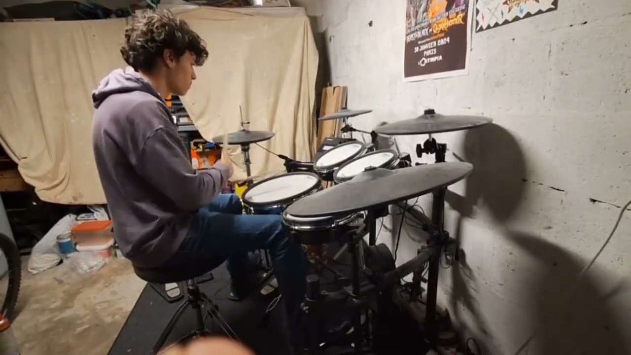 David Hallyday - Laura à la batterie