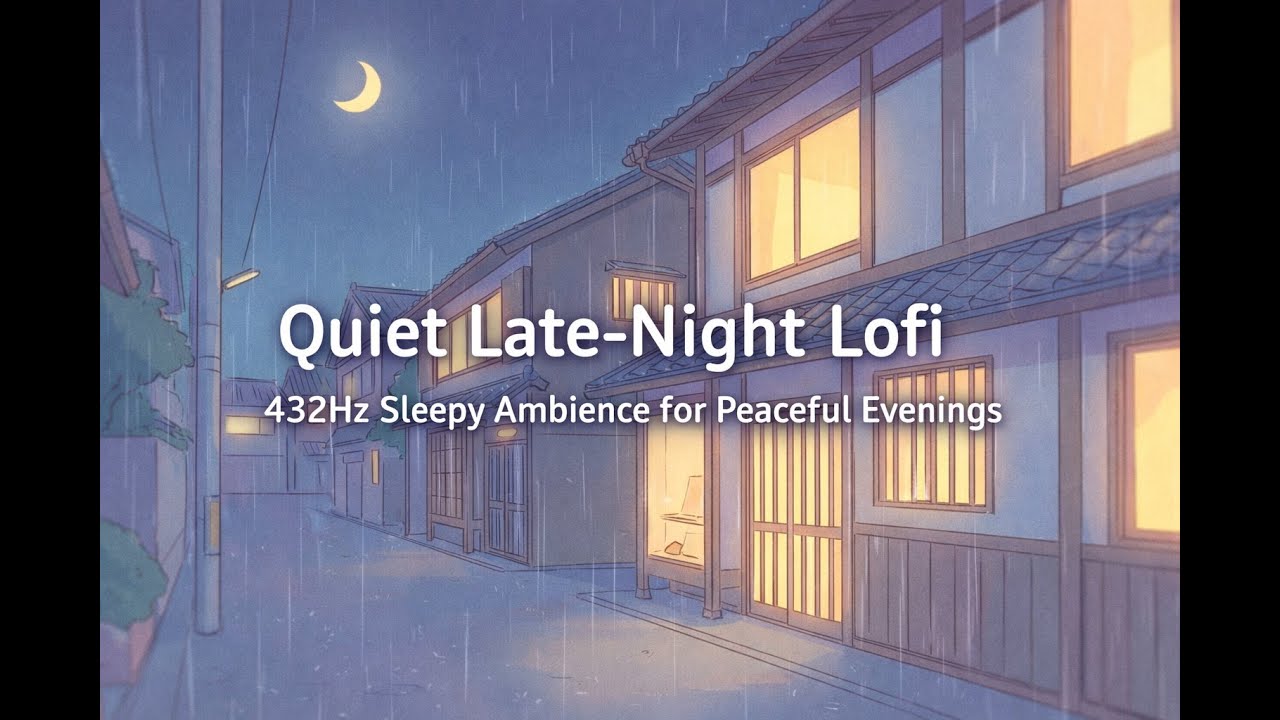 Peaceful Late-Night Lofi – 432Hz Music for Sleep & Calm
